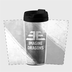 Термокружка-непроливайка Imagine Dragons - grey gradient - фото 2