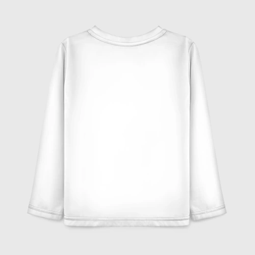 Детский лонгслив хлопок с принтом Спецназовцы Том и Джерри - нейроарт, вид сзади #1