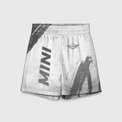 Детские спортивные шорты 3D Mini - white gradient вертикально