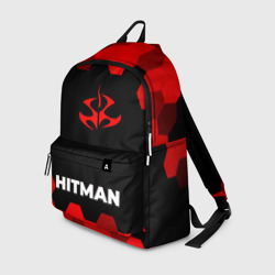 Рюкзак 3D Hitman - red gradient по-центру