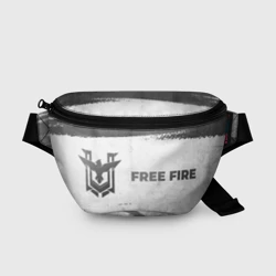 Поясная сумка 3D Free Fire - white gradient по-горизонтали
