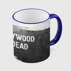 Кружка с полной запечаткой Hollywood Undead - grey gradient по-горизонтали