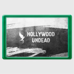 Магнит 45*70 Hollywood Undead - grey gradient по-горизонтали