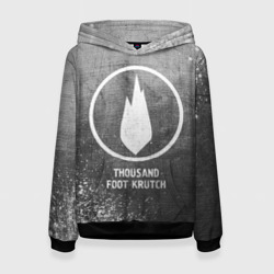 Женская толстовка 3D Thousand Foot Krutch - grey gradient