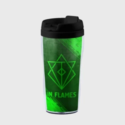 Термокружка-непроливайка In Flames - green gradient
