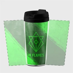 Термокружка-непроливайка In Flames - green gradient - фото 2