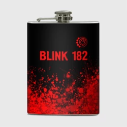 Фляга Blink 182 - red gradient посередине