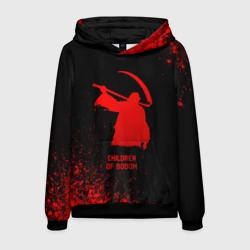 Мужская толстовка 3D Children of Bodom - red gradient