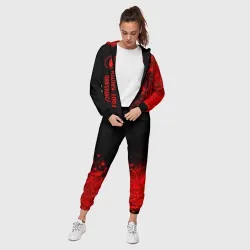 Женский костюм 3D Thousand Foot Krutch - red gradient по-вертикали - фото 2
