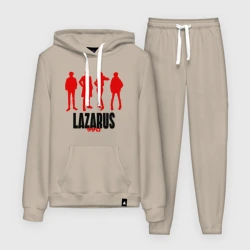 Женский костюм с толстовкой хлопок Силуэты Лазарь