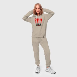 Женский костюм с толстовкой хлопок Силуэты Лазарь - фото 2