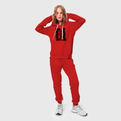 Женский костюм с толстовкой хлопок Лазарь аниме - фото 2