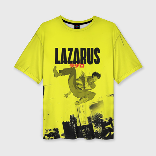 Женская футболка oversize 3D Аниме Лазарь паркур