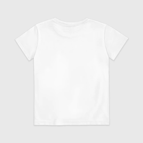 Детская футболка хлопок с принтом Барт Симпсон на скейтборде - киберпанк, вид сзади #1