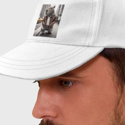 Бейсболка Trendy capybara on the streets of New York