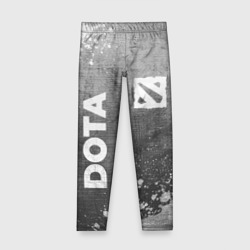 Детские леггинсы 3D Dota - grey gradient вертикально
