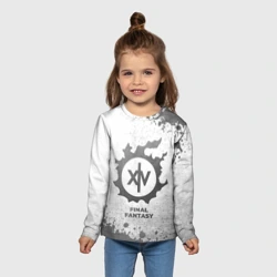 Детский лонгслив 3D Final Fantasy - white gradient - фото 2