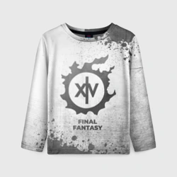 Детский лонгслив 3D Final Fantasy - white gradient