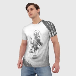 Мужская футболка 3D Iron Maiden - white gradient - фото 2