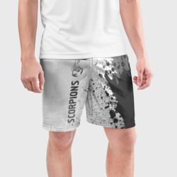 Мужские шорты спортивные Scorpions - white gradient по-вертикали - фото 2