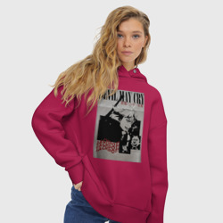 Женское худи Oversize хлопок Данте красавчик - Devil may cry - фото 2