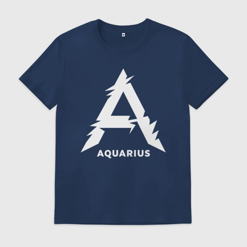 Мужская футболка хлопок Aquarius