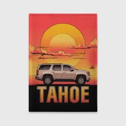 Обложка для автодокументов Tahoe на закате джип