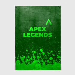Постер Apex Legends - green gradient посередине