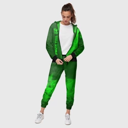 Женский костюм 3D Free Fire - green gradient по-вертикали - фото 2