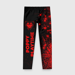 Детские леггинсы 3D Poppy Playtime - red gradient по-вертикали