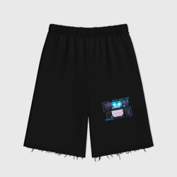 Женские шорты oversize футер хлопок Devil May Cry - Vergil