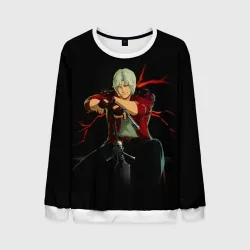 Мужской свитшот 3D Дьявол может плакать - Dmc данте на чиле