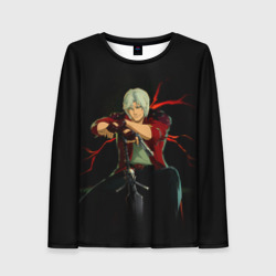 Женский лонгслив 3D Дьявол может плакать - Dmc данте на чиле