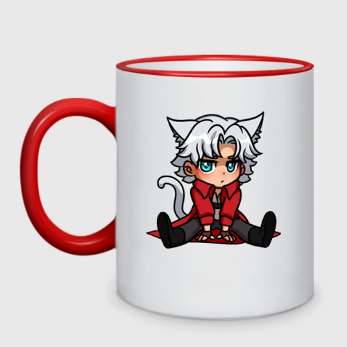 Кружка двухцветная Chibi Dante - Devil May Cry