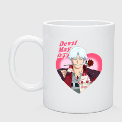 Кружка керамическая Devil May Cry - Dmc Dante for Valentine's Day in the Heart