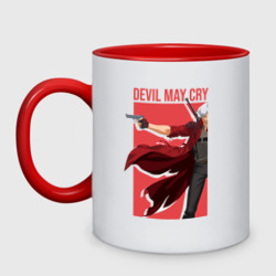 Кружка двухцветная Аниме - Devil May Cry