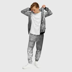 Мужской костюм 3D Deftones - grey gradient по-вертикали - фото 2