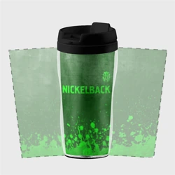 Термокружка-непроливайка Nickelback - green gradient посередине - фото 2