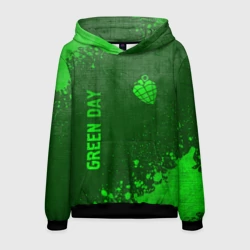 Мужская толстовка 3D Green Day - green gradient вертикально
