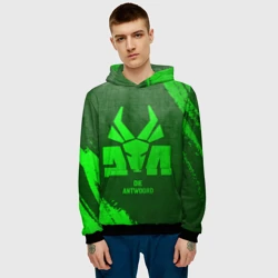 Мужская толстовка 3D Die Antwoord - green gradient - фото 2