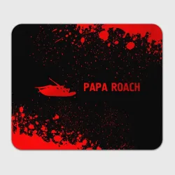 Прямоугольный коврик для мышки Papa Roach - red gradient по-горизонтали
