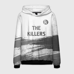 Мужская толстовка 3D The Killers - white gradient посередине