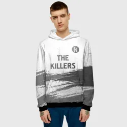 Мужская толстовка 3D The Killers - white gradient посередине - фото 2