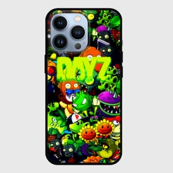Чехол для iPhone 13 Pro Dayz растения против зомби