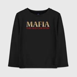 Детский лонгслив хлопок Mafia the old country logo