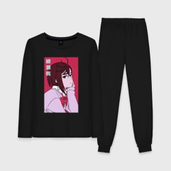 Женская пижама с лонгсливом хлопок Момо Аясе