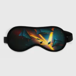 Маска для сна 3D Космический неоновый разлом 