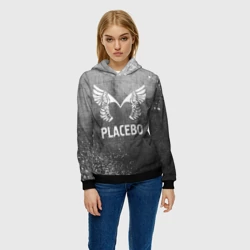 Женская толстовка 3D Placebo - grey gradient - фото 2