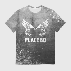 Мужская футболка 3D Placebo - grey gradient