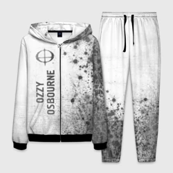 Мужской костюм 3D Ozzy Osbourne - white gradient по-вертикали